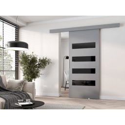 Schuifdeur CLAUDINE 86 cm grijs