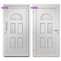 vidaXL Voordeur 88x208 cm wit