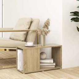 vidaXL Tv-meubel 60x24x32 cm bewerkt hout sonoma eikenkleurig