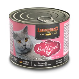 6x200g All Meat Gevogelte Puur Leonardo Kattenvoer