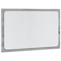 vidaXL Badkamerspiegel 60x8,5x38 cm bewerkt hout grijs sonoma eiken
