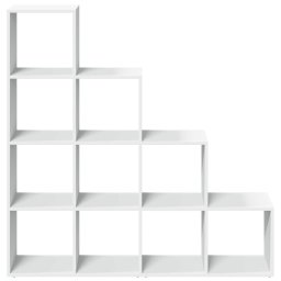 vidaXL Kamerscherm / boekenkast 4-laags 131,5x29x131,5 cm hout wit