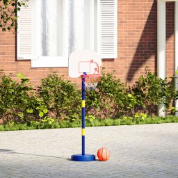 vidaXL Basketbalstandaard met bal en pomp hoogte verstelbaar 90/121 cm