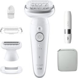 Braun Silk·épil 9 9-041 Wit/Zilver