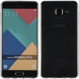 MP Case transparant tpu case hoesje voor Samsung Galaxy A7 2016 (A710F) en gratis glasfolie tempered