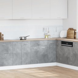 vidaXL Onderkast met lade Lyon 60x46x81,5 cm bewerkt hout betongrijs