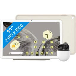 Google Pixel Tablet 256GB Wifi Creme + Pixel Tablet Back Cover Crème + Pixel Buds Pro