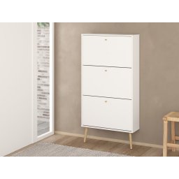 Schoenenkast BOAVISTA 3 deuren wit