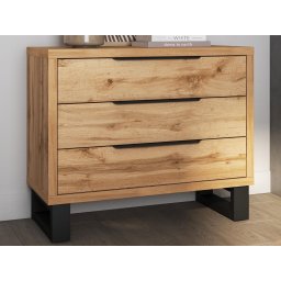 Commode HAMETTE 3 lades wotan eik