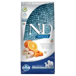 12kg Medium & Maxi Ocean Farmina N&D Graanvrij Hondenvoer