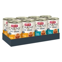 Gemengd Pakket (Kip & Tonijn) Animonda Carny Cat Drink 8x140ml Snacks Katten