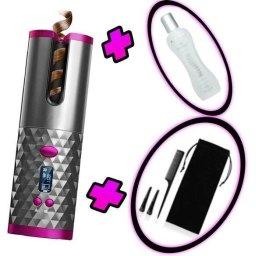 Trendosa Automatische krultang-draadloze krultang-Usb oplaadbaar- kerstcadeau- haar clips,kam en haa
