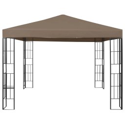 vidaXL Prieel 3x3 m taupe