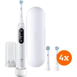 Oral-B iO 6n Wit + iO Ultimate Clean opzetborstels (4 stuks)