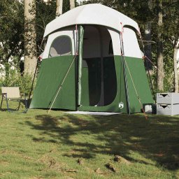 vidaXL Douchetent 2-persoons waterdicht groen