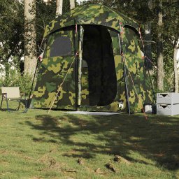 vidaXL Douchetent 2-persoons waterdicht camouflage