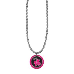 Ketting Zilver Sweet 16 Button