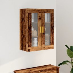 vidaXL Bovenkast 69,5x34x90 cm oud houtkleurig