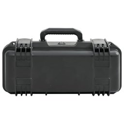 vidaXL Flightcase draagbaar 46,5x21,5x17,5 cm PP zwart