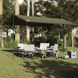 vidaXL Kampeerluifel waterdicht 506x306 cm olijfgroen