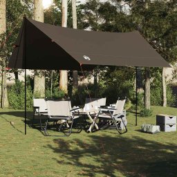 vidaXL Kampeerluifel waterdicht 462x306x211 cm bruin