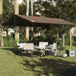 vidaXL Kampeerluifel waterdicht 451x420 cm bruin