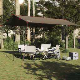 vidaXL Kampeerluifel waterdicht 506x306 cm bruin