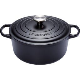 Le Creuset Signature Ronde Stoofpan 26 cm Mat Zwart