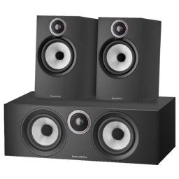 Bowers & Wilkins HTM6 S3 + 606 S3 (per paar) Zwart