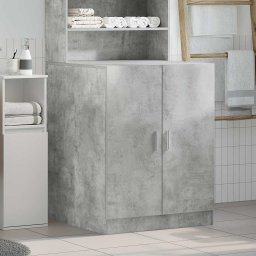 vidaXL Wasmachinekast 70,5x71,5x91,5 cm betongrijs