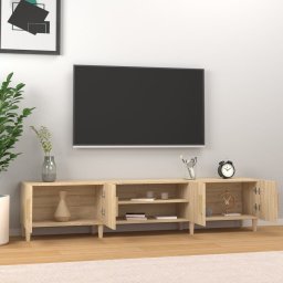 vidaXL Tv-meubel Sonoma eiken 180x31,5x40 cm bewerkt hout