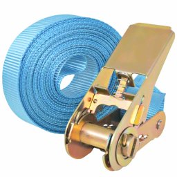 vidaXL Spanbanden 0,8 ton 6mx25mm blauw 4 st