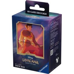 Disney Lorcana TCG - Shimmering Skies - Aladdin 80-Card Deck Box