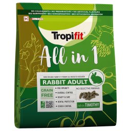 2x1,75kg Tropifit All in 1 Konijn Volwassen konijnenvoer