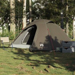 vidaXL Koepeltent 3-persoons waterdicht bruin