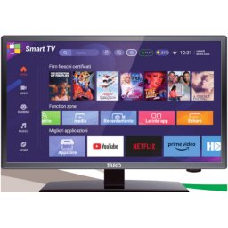 Teleco TEK 22W11 SMART TV 22 inch Andriod 11, DVB-S2/T2,9-32V zonder voet en zonder voeding