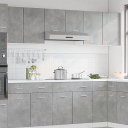 vidaXL Bovenkast Lyon 80x31x60 cm bewerkt hout betongrijs