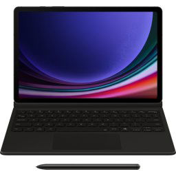 Samsung Galaxy Tab S9 / Tab S9 FE Slim Toetsenbord Hoes QWERTY Zwart