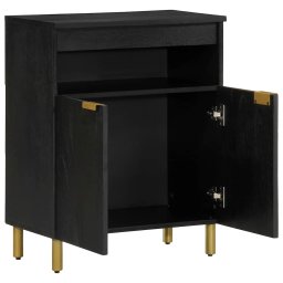 vidaXL Dressoir 60x33x75 cm bewerkt hout zwart