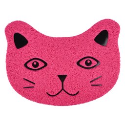 Flamingo mat voor kattenbak Pancho - fuchsia