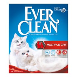 2x10l Ever Clean® Multiple Cat Klonterende Kattenbakvulling Kat