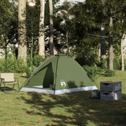 vidaXL Koepeltent 2-persoons waterdicht olijfgroen