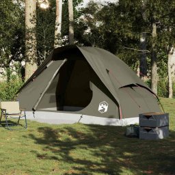vidaXL Koepeltent 6-persoons waterdicht bruin