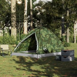 vidaXL Koepeltent 4-persoons waterdicht camouflage