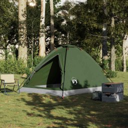 vidaXL Koepeltent 4-persoons waterdicht olijfgroen