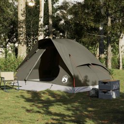 vidaXL Koepeltent 4-persoons waterdicht bruin