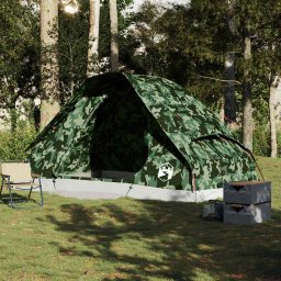 vidaXL Koepeltent 6-persoons waterdicht camouflage
