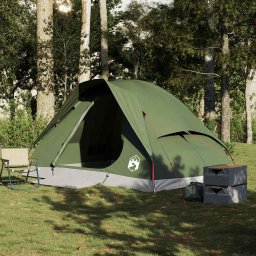 vidaXL Koepeltent 4-persoons waterdicht olijfgroen