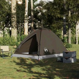 vidaXL Koepeltent 4-persoons waterdicht bruin