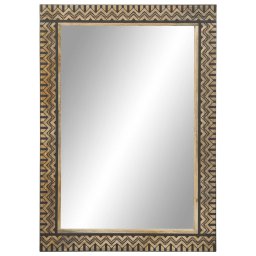 vidaXL Badkamerspiegel 50x70 cm massief mangohout en glas